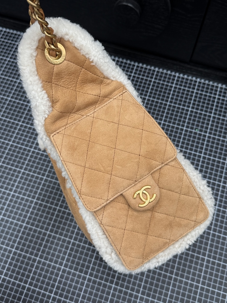 Hobo Teddy Bear 25K Caramel 30x26x14cm