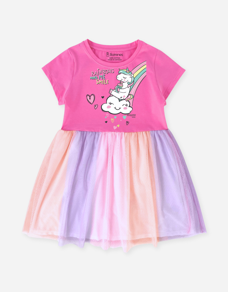 Váy bé gái Kỳ Lân Unicorn