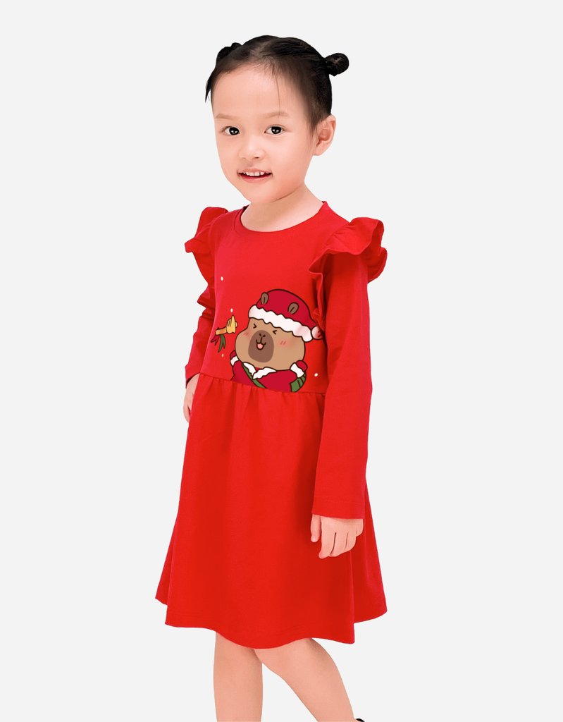 Váy bé gái Capybara