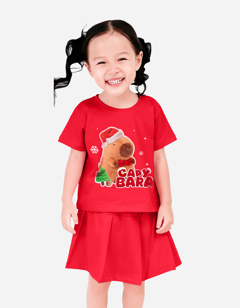 Set váy bé gái Capybara