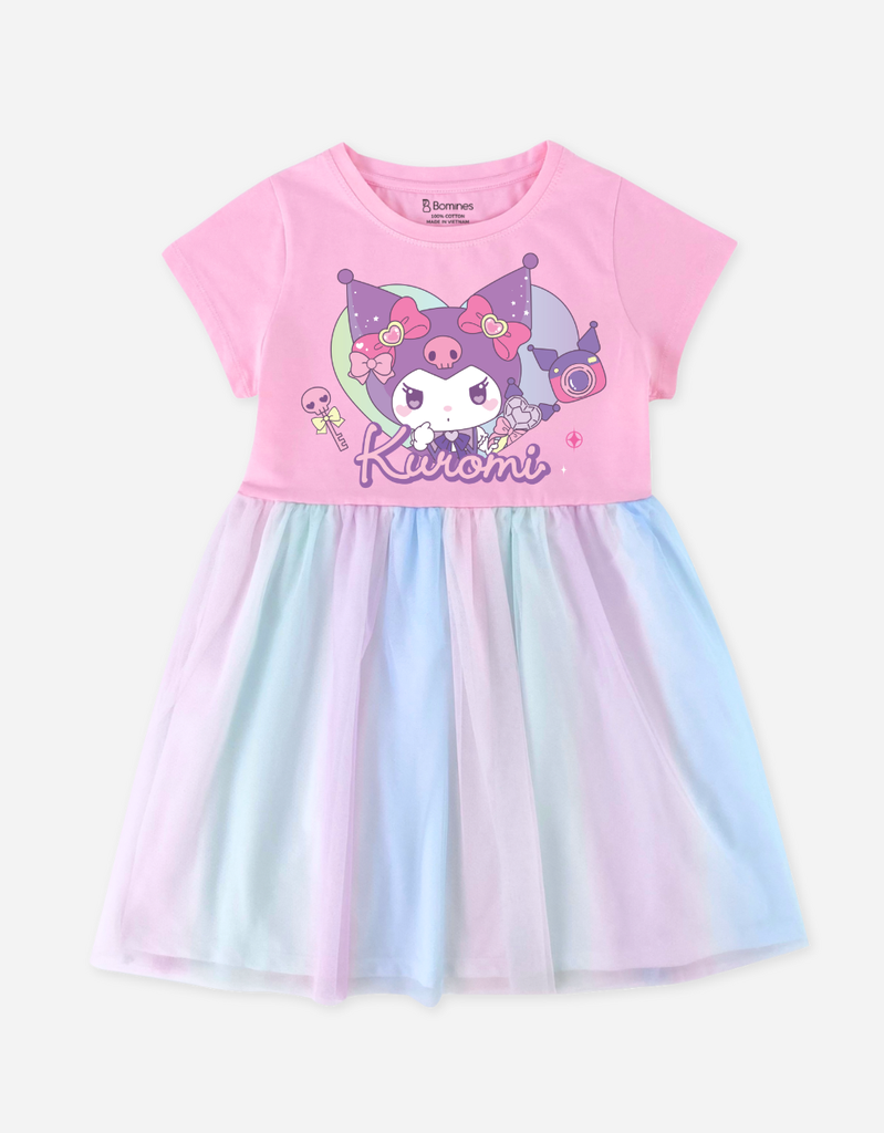 Váy bé gái Kuromi Bomines