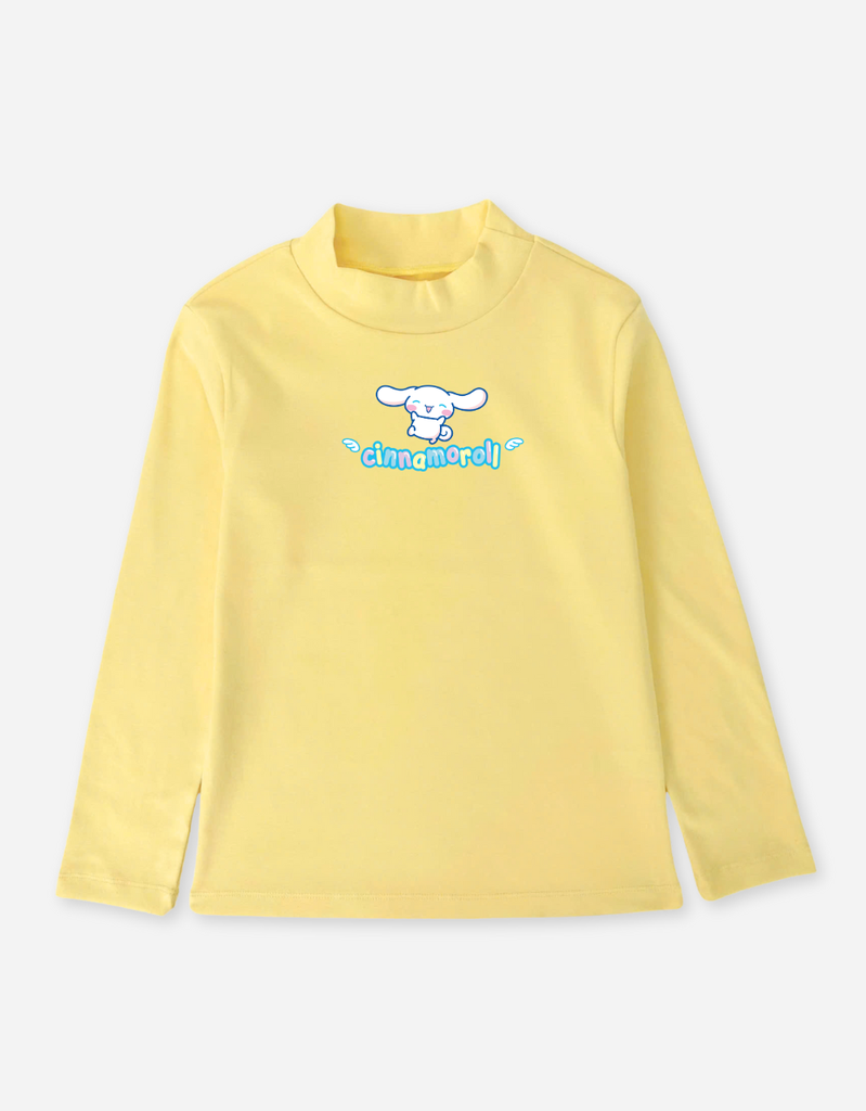 Áo tay dài bé gái Kuromi Hello Kitty Bomines