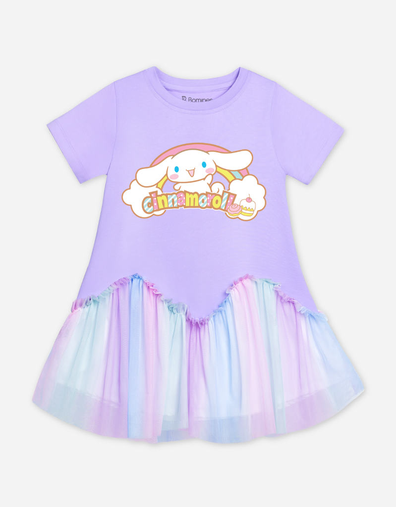 Váy bé gái phối lưới Cinnamoroll