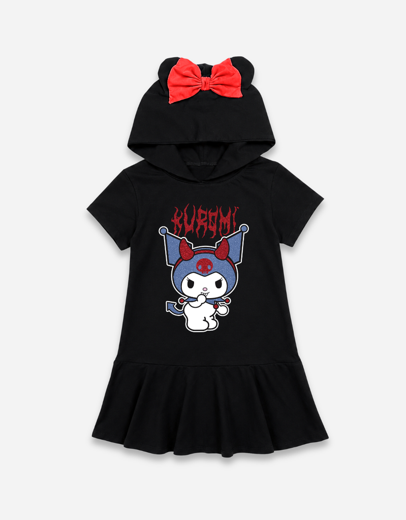 Váy bé gái có nón Kuromi Hello Kitty Halloween