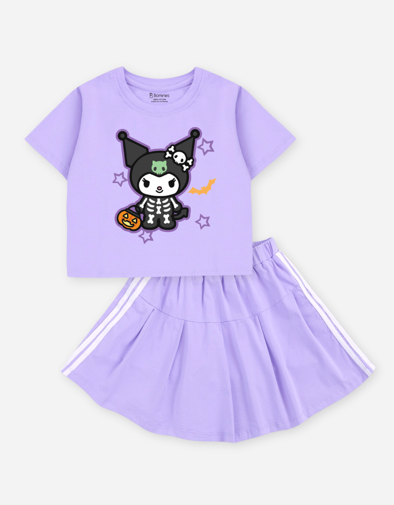 Set váy bé gái Kuromi