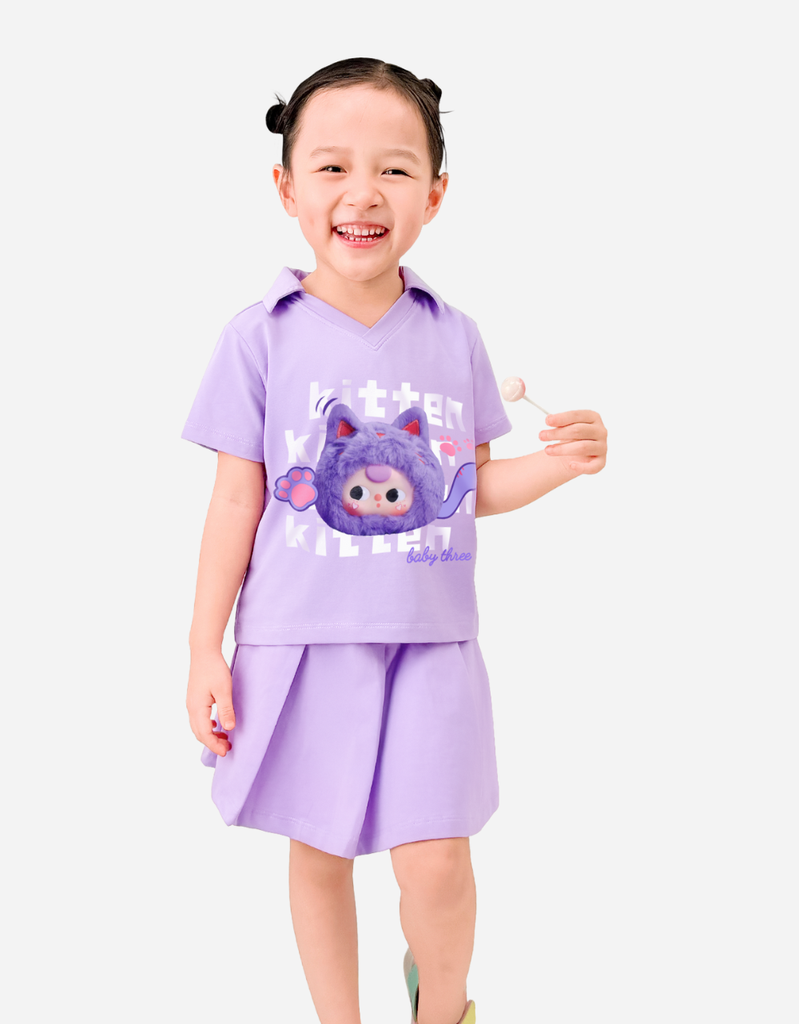 Set váy bé gái BabyThree Bomines