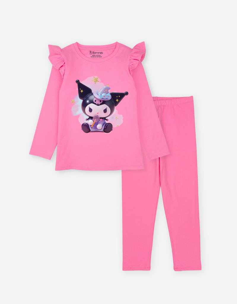 Đồ bộ dài bé gái Kuromi Bomines