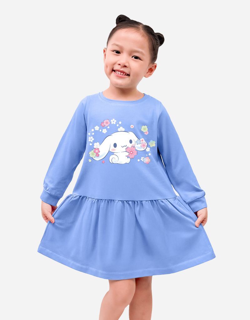 Váy bé gái tay dài Cinnamoroll