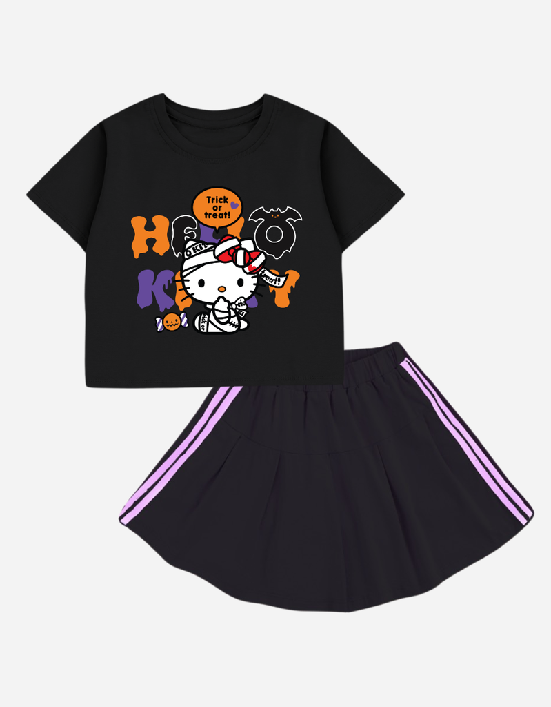 Set váy Kuromi Chiikawa Halloween