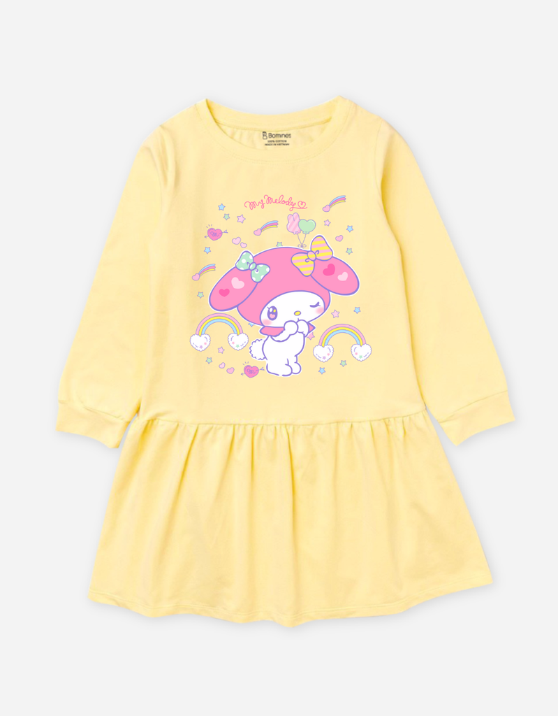 Váy bé gái mùa thu tay dài My Melody