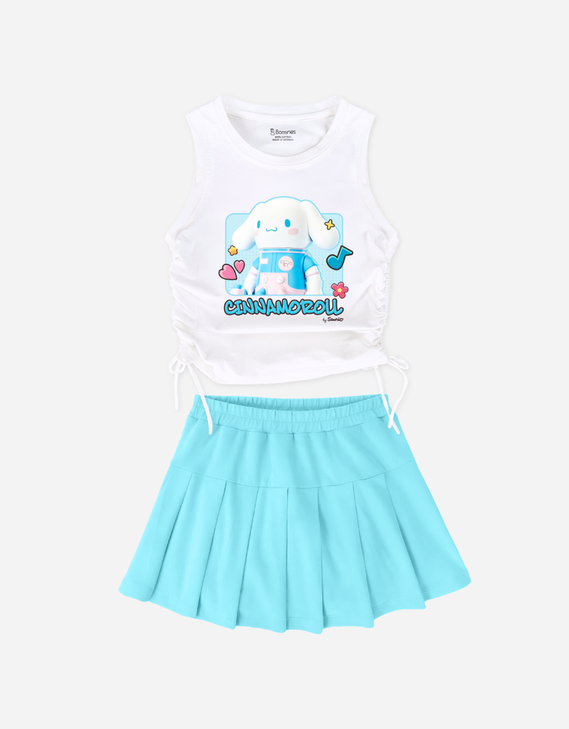 Set váy bé gái Space Molly Bomines