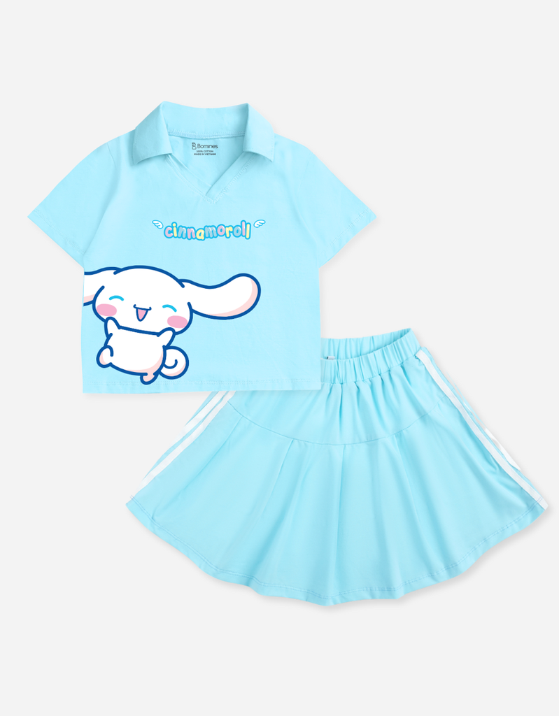 Set váy bé gái Hello Kitty Melody Cinnamoroll Bomines