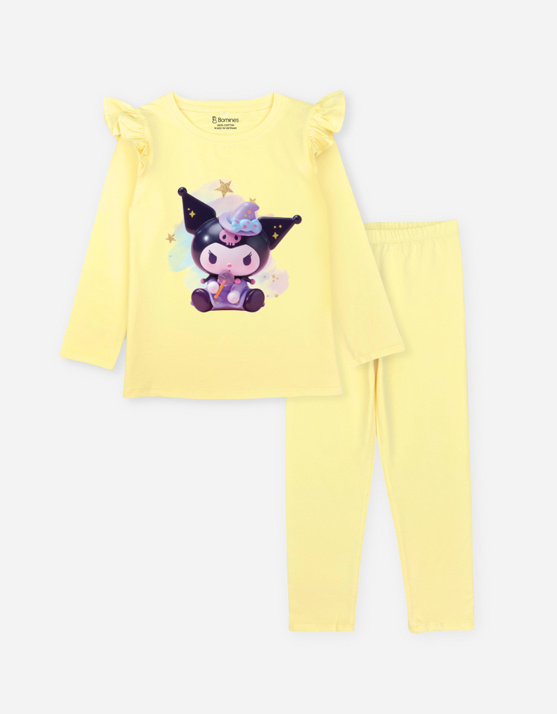 Đồ bộ dài bé gái Kuromi Bomines