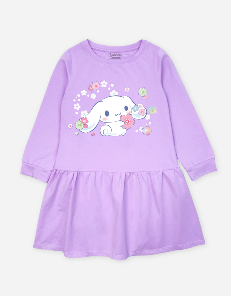 Váy bé gái tay dài Cinnamoroll