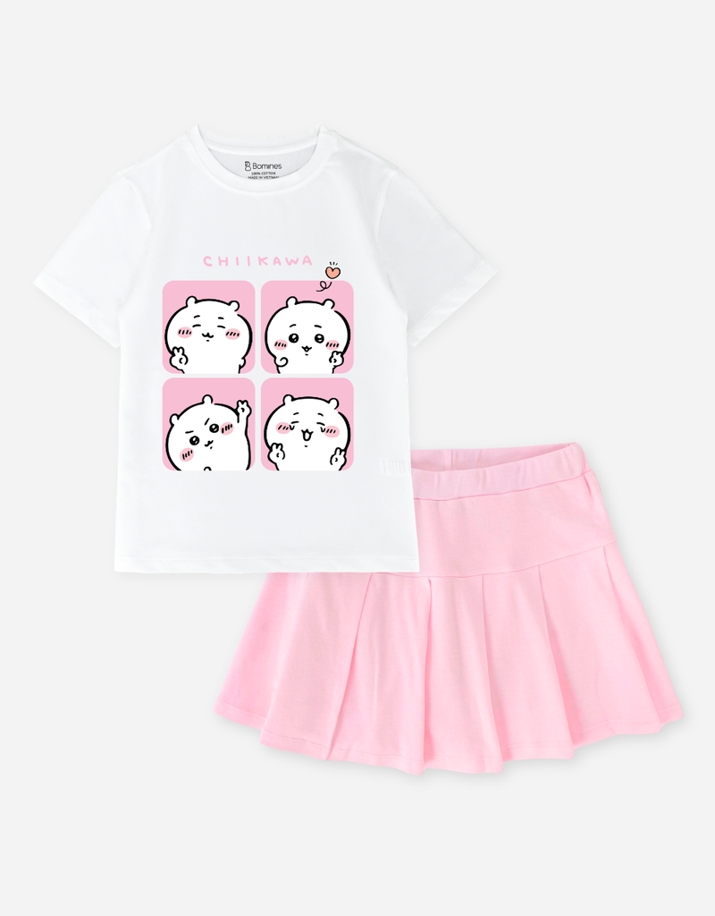 Set chân váy bé gái Sanrio