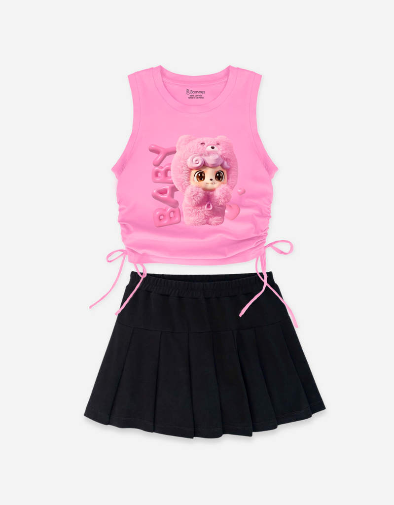 Set váy bé gái Babythree