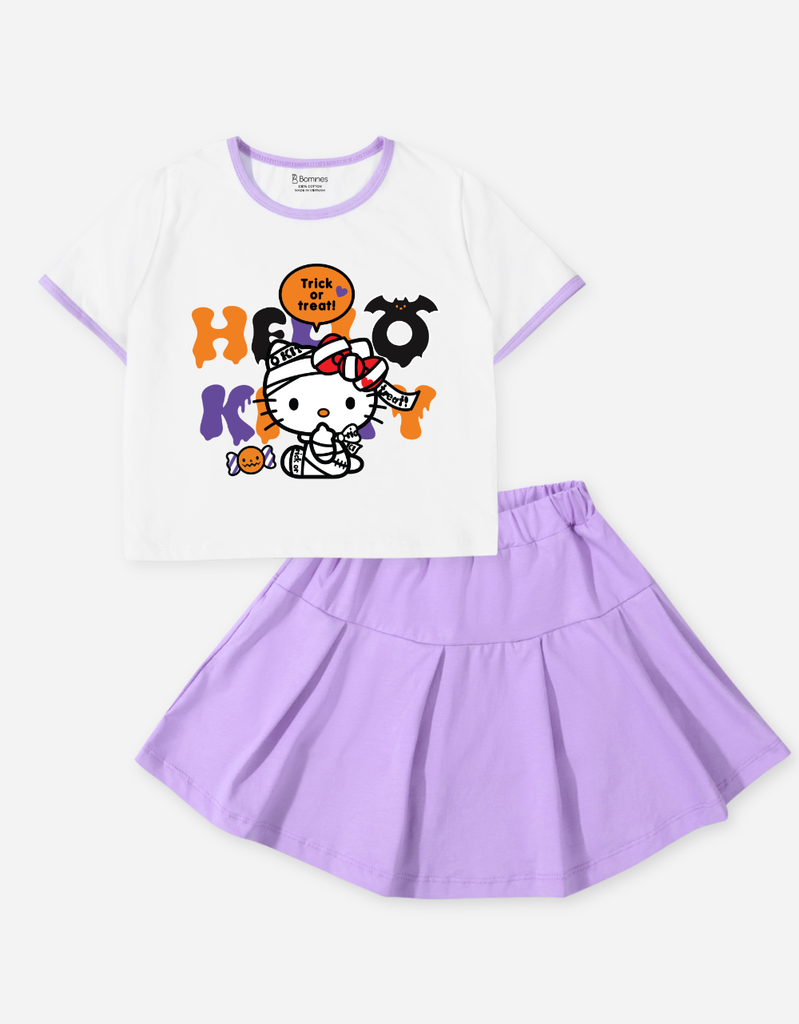 Set váy Kuromi Chiikawa Halloween