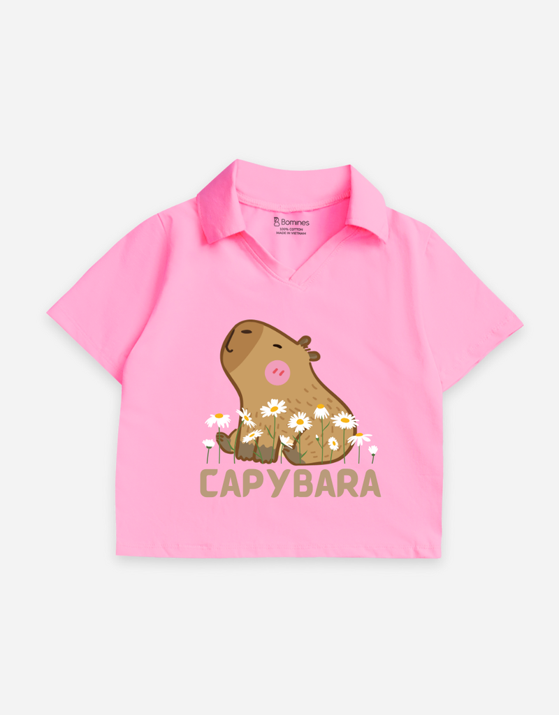 Áo bé gái Capybara