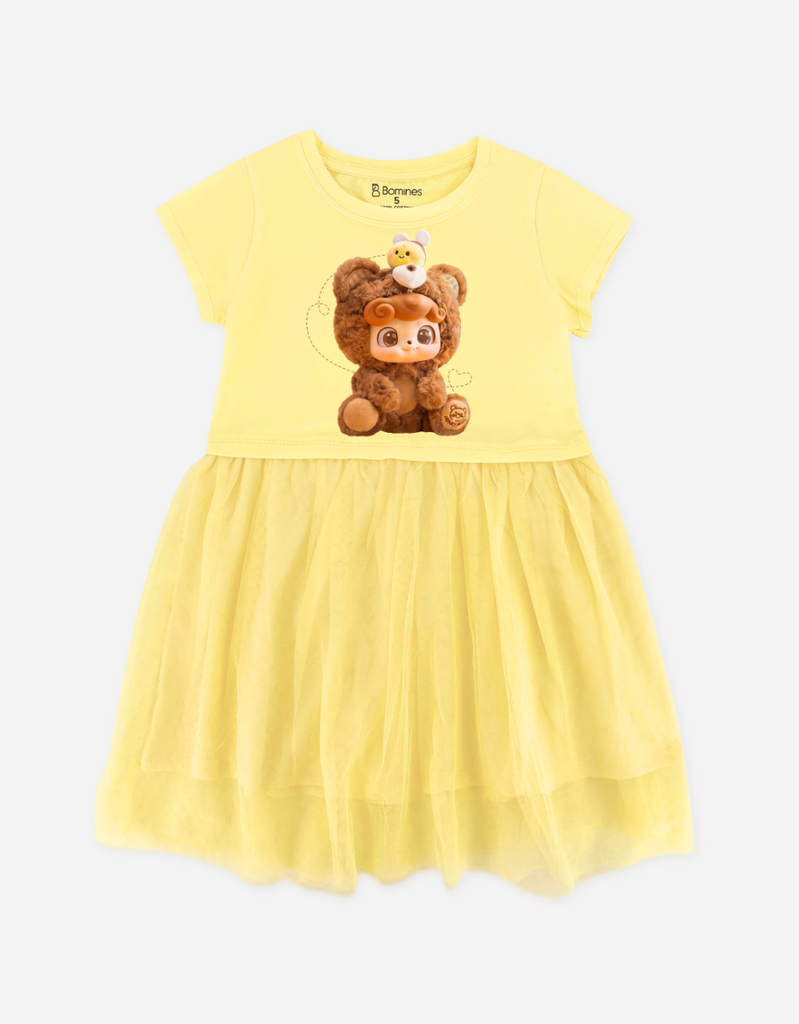 Váy bé gái Babythree Qkid Bomines