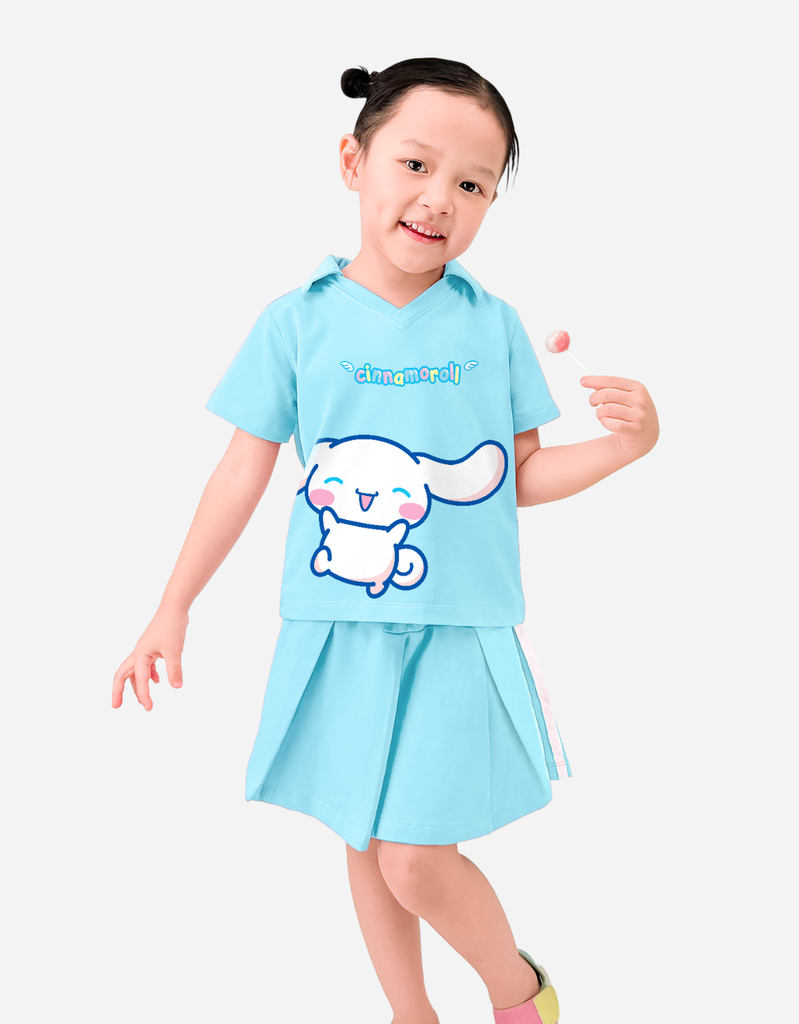 Áo bé gái Hello Kitty Cinnamoroll Kuromi Bomines