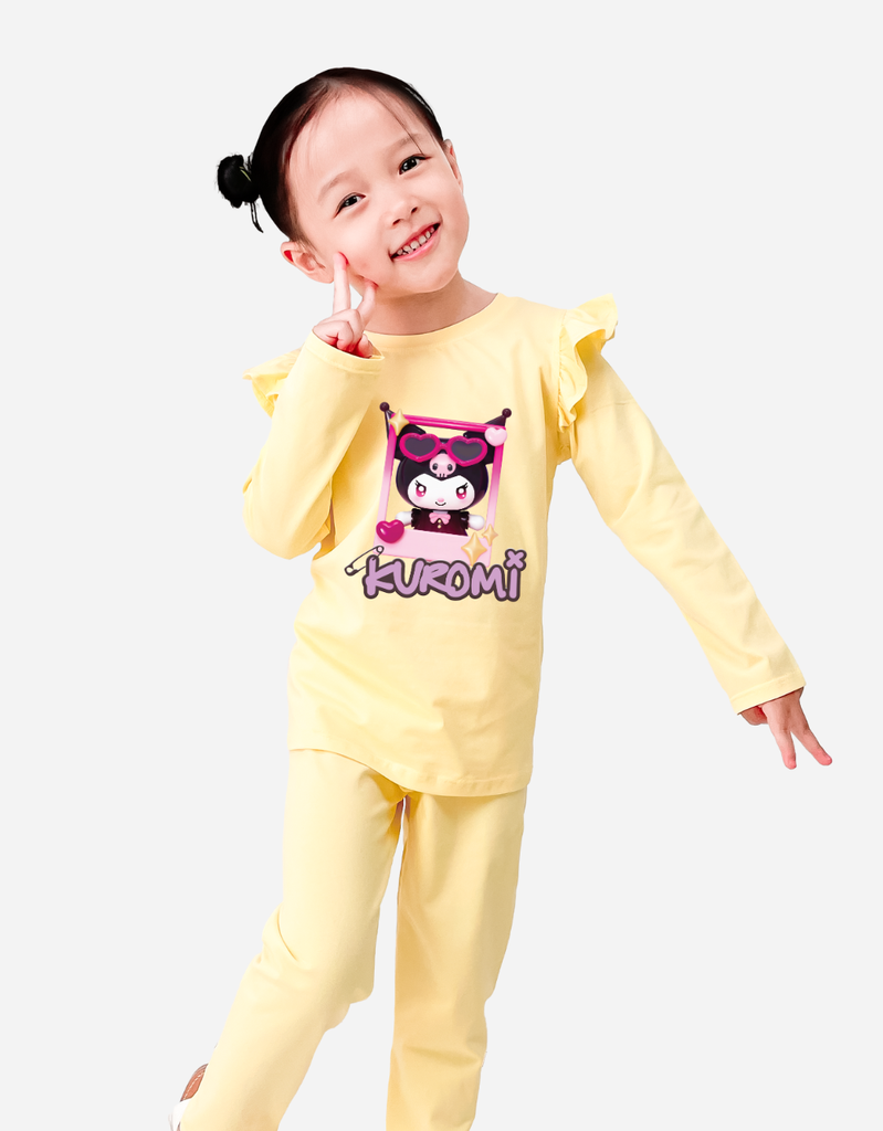 Đồ bộ dài bé gái Kuromi Bomines