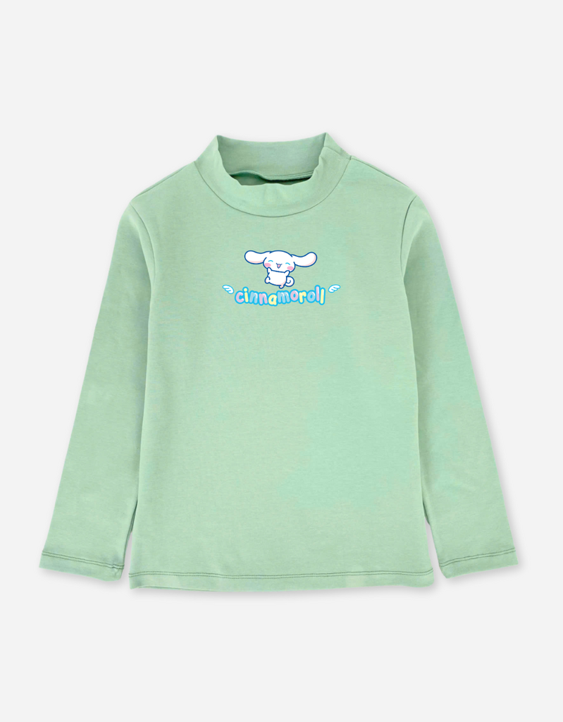 Áo tay dài bé gái Kuromi Hello Kitty Bomines