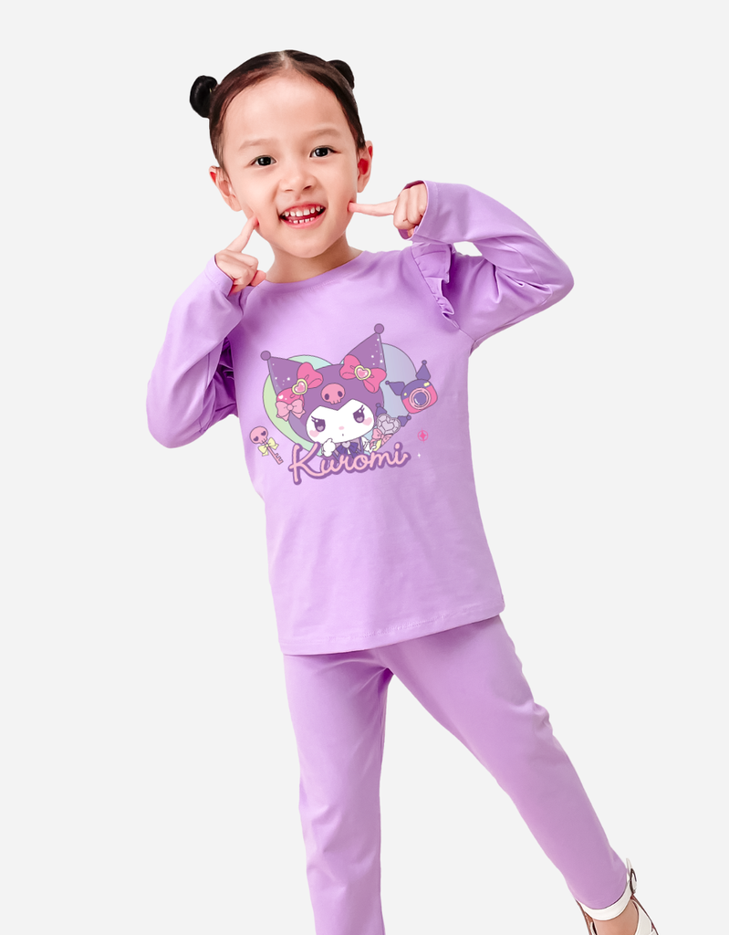 Đồ bộ bé gái tay dài