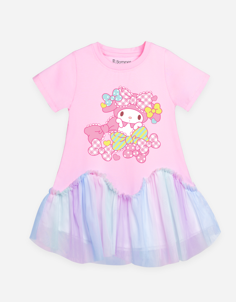 Váy bé gái Melody Bomines, Đầm sinh nhật My Melody cho bé gái