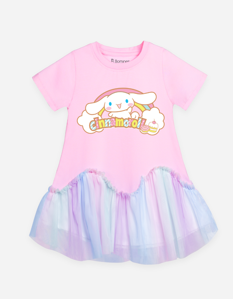 Váy bé gái phối lưới Cinnamoroll