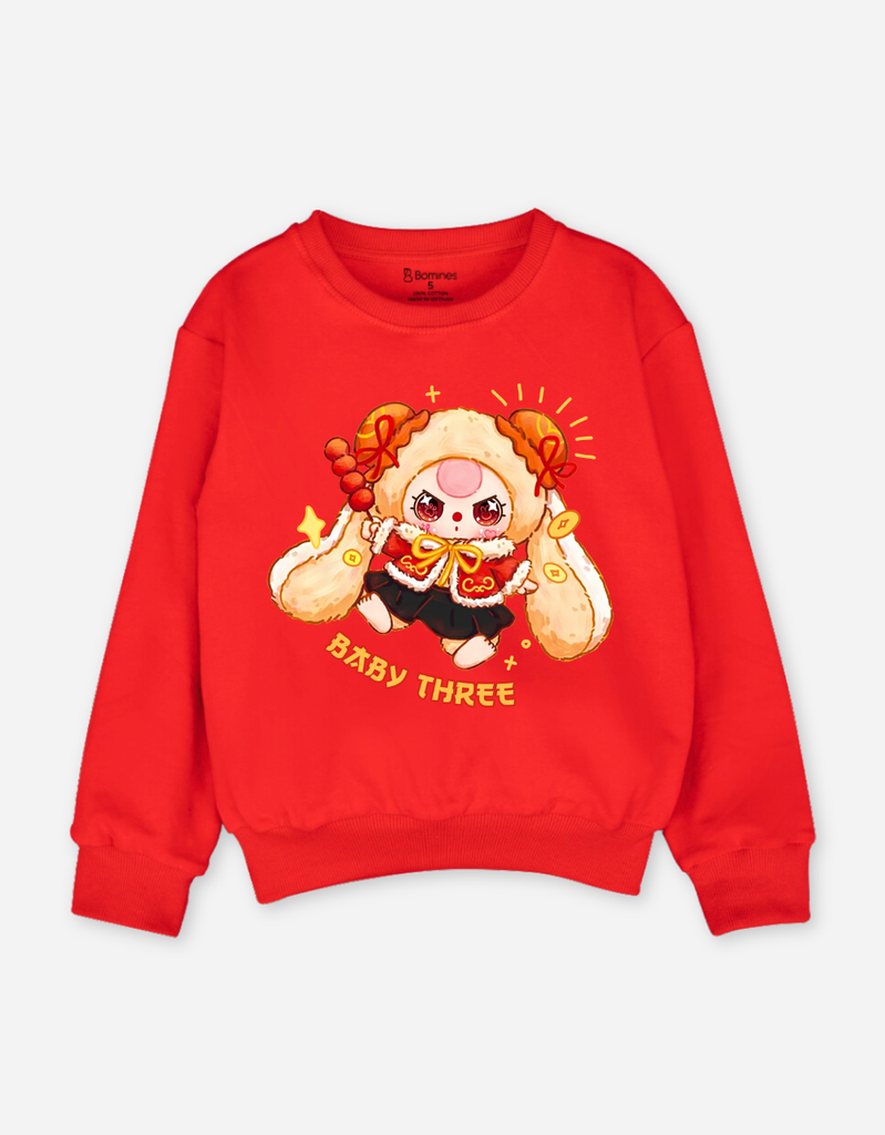 Áo Tết cho bé gái bé trai Babythree Bomines