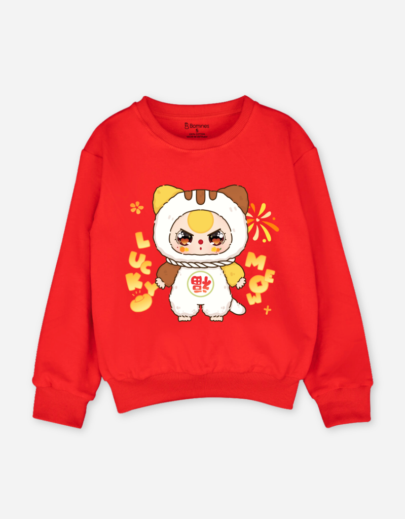 Áo Tết cho bé gái bé trai Babythree Bomines