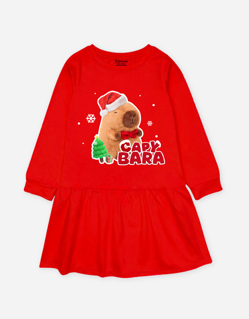 Váy bé gái Capybara Bomines