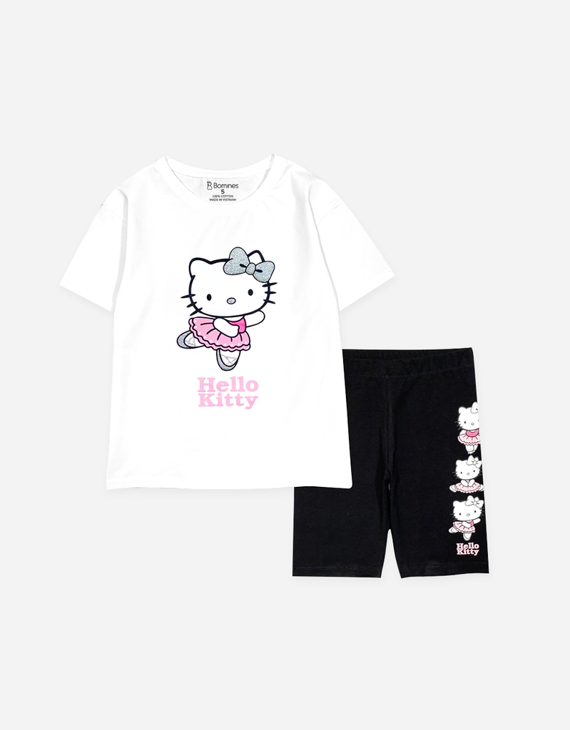 Đồ bộ lửng bé gái Hello Kitty múa bale