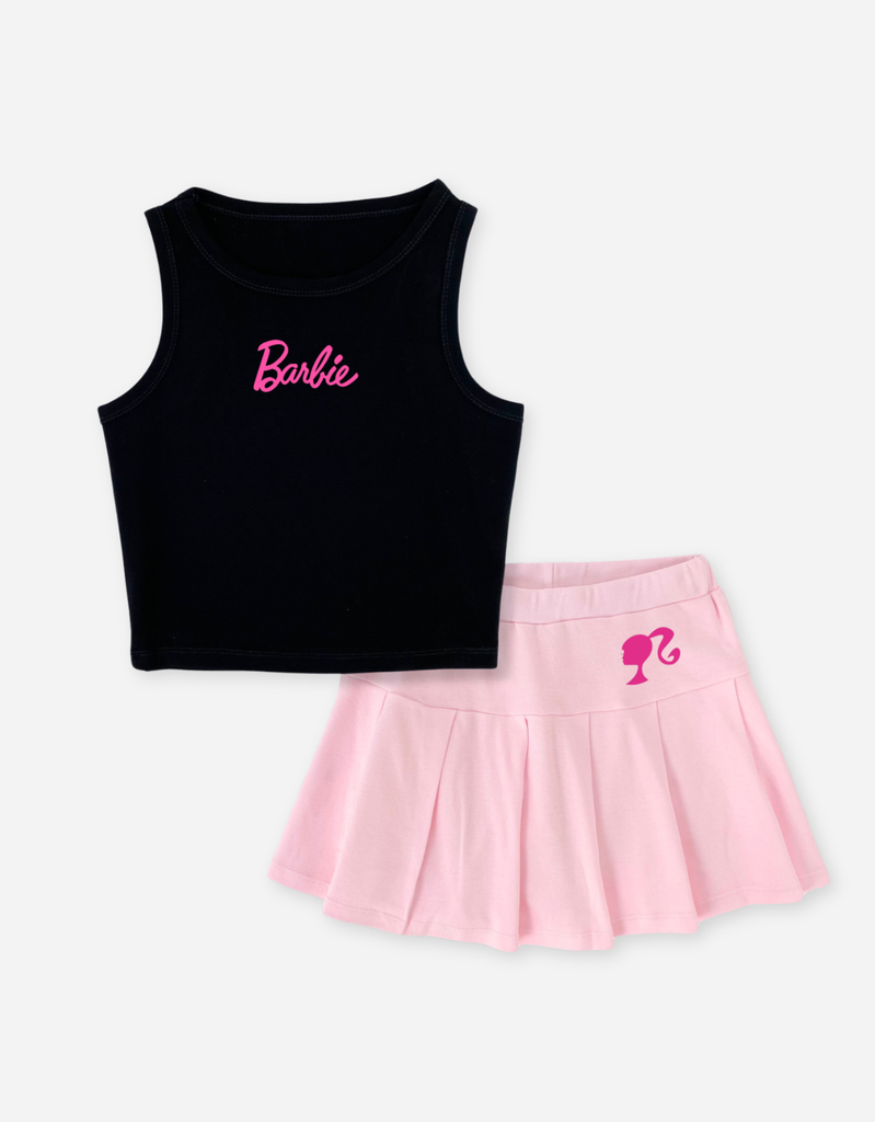 Set chân váy bé gái Barbie