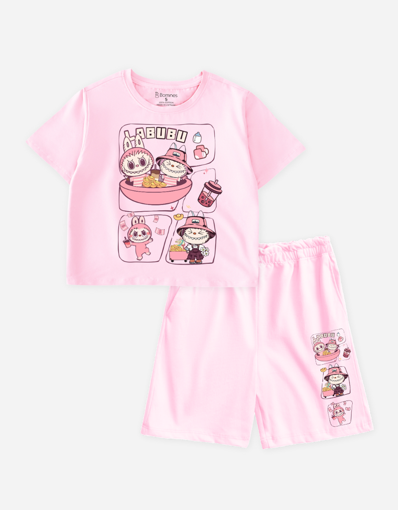 Đồ bộ ngắn Labubu