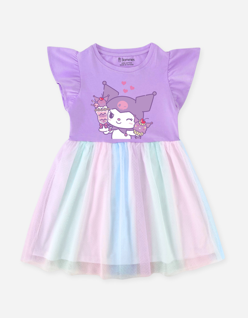 Váy bé gái Kuromi Bomines