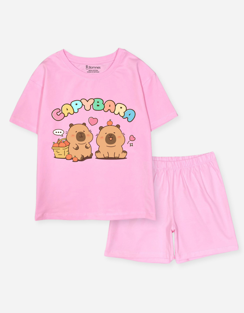 Đồ bộ bé gái Capybara Bomines