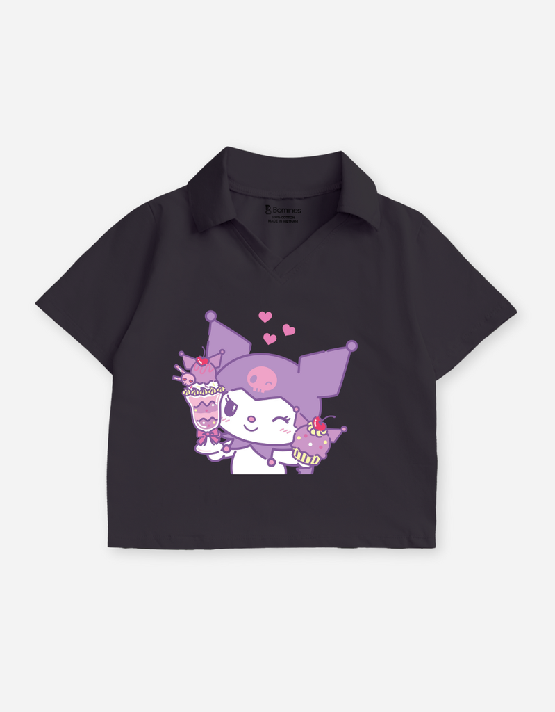 Áo bé gái Hello Kitty Cinnamoroll Kuromi Bomines