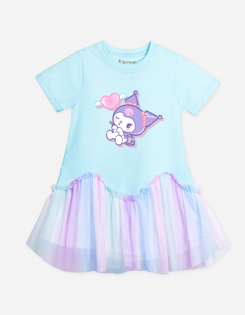 Váy bé gái hoạt hình Kuromi Bomines