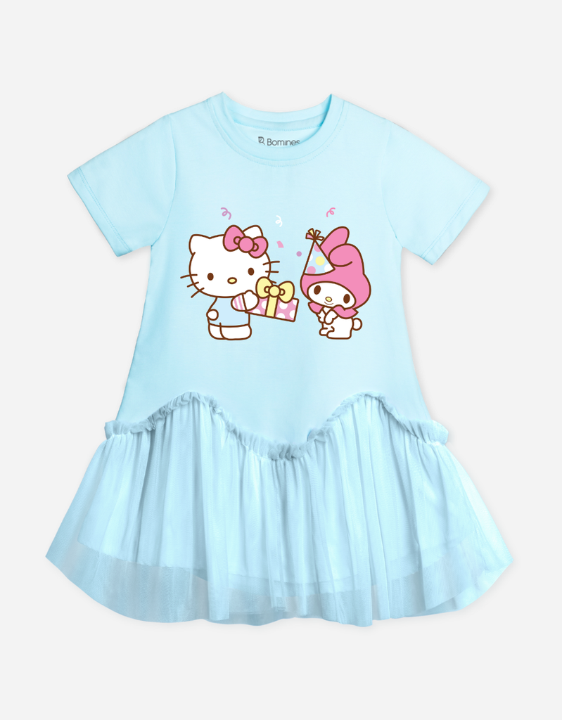 Váy bé gái Hello Kitty Bomines