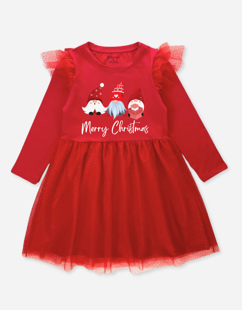 Váy cho bé gái Giáng sinh Bomines