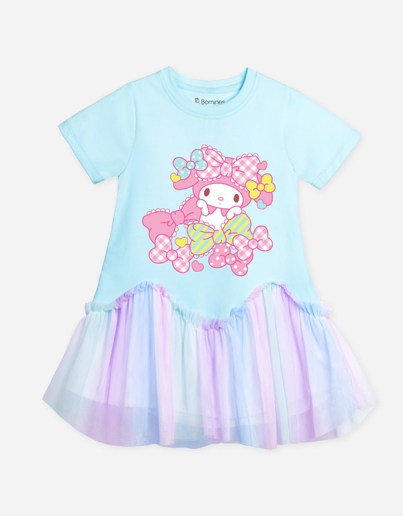 Váy bé gái Melody Bomines, Đầm sinh nhật My Melody cho bé gái
