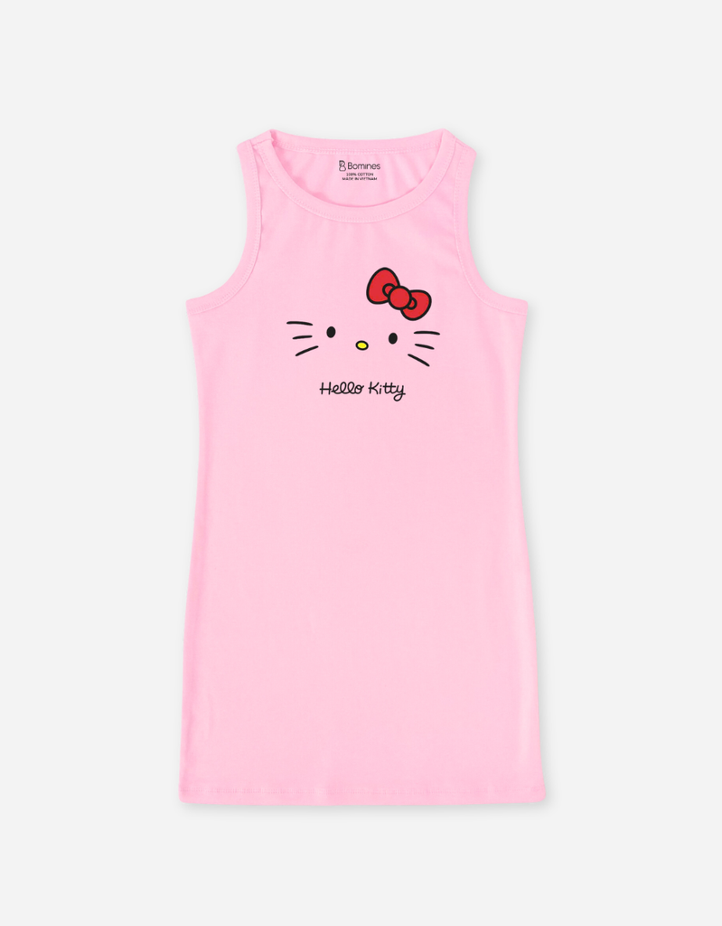 Đầm body bé gái Cinnamoroll Hello Kitty Kuromi Bomines