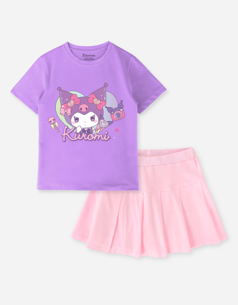 Set chân váy bé gái Sanrio