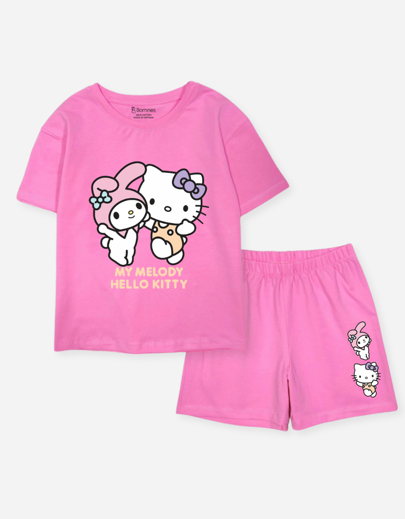 Đồ bộ ngắn bé gái Hello Kitty