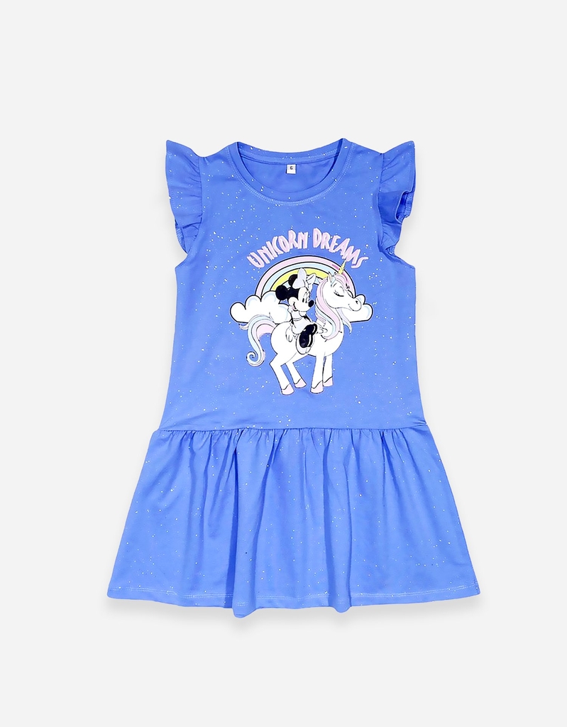 Váy bé gái tay cánh tiên Minnie Unicorn