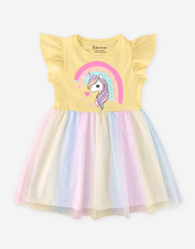 Váy bé gái Kỳ Lân Unicorn