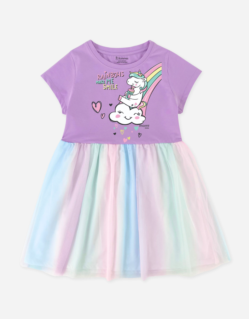 Váy bé gái Kỳ Lân Unicorn