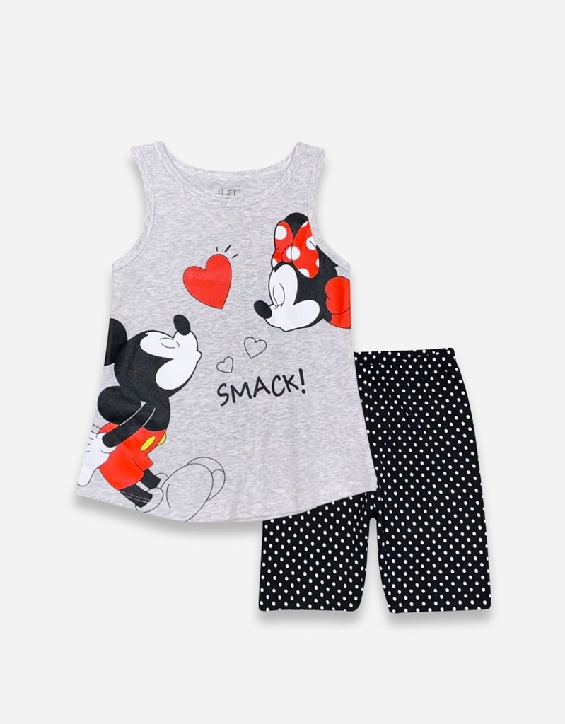 Đồ bộ lửng bé gái sát nách Mickey Minnie