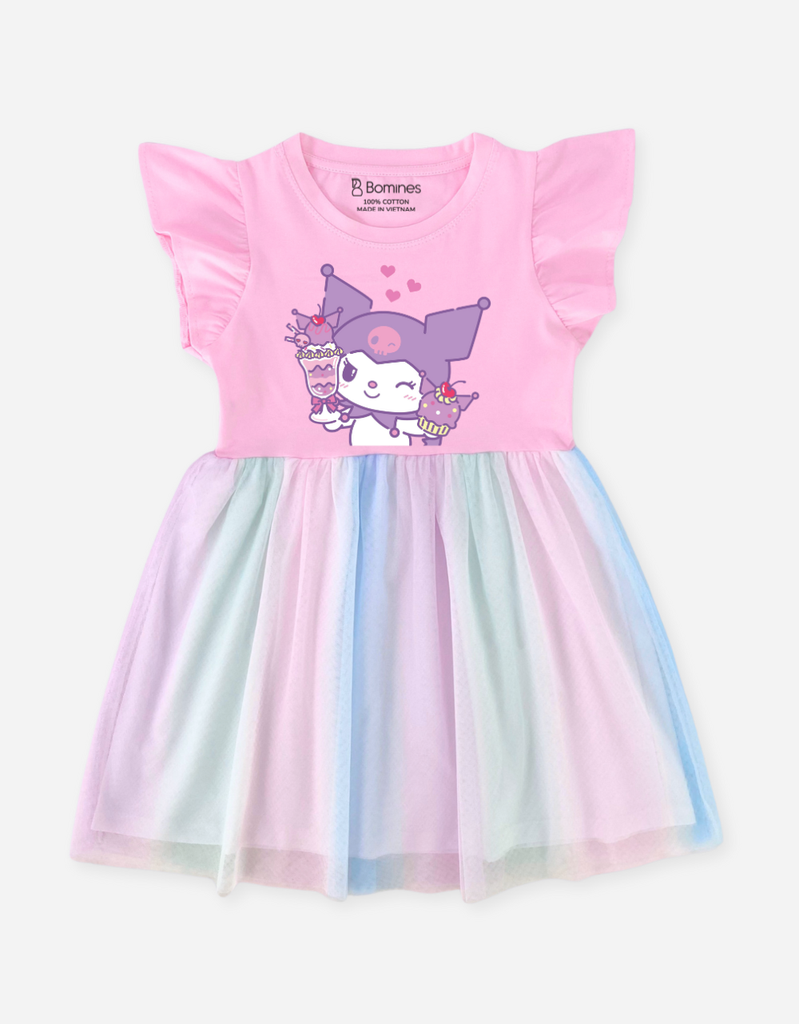 Váy bé gái Kuromi Bomines